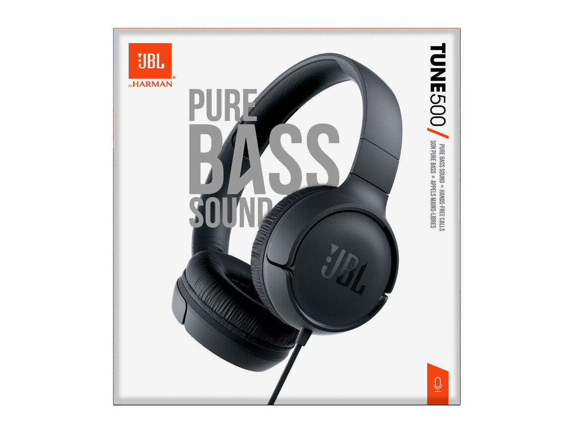 JBL TUNE500, On-Ear Kopfhörer, schwarz
