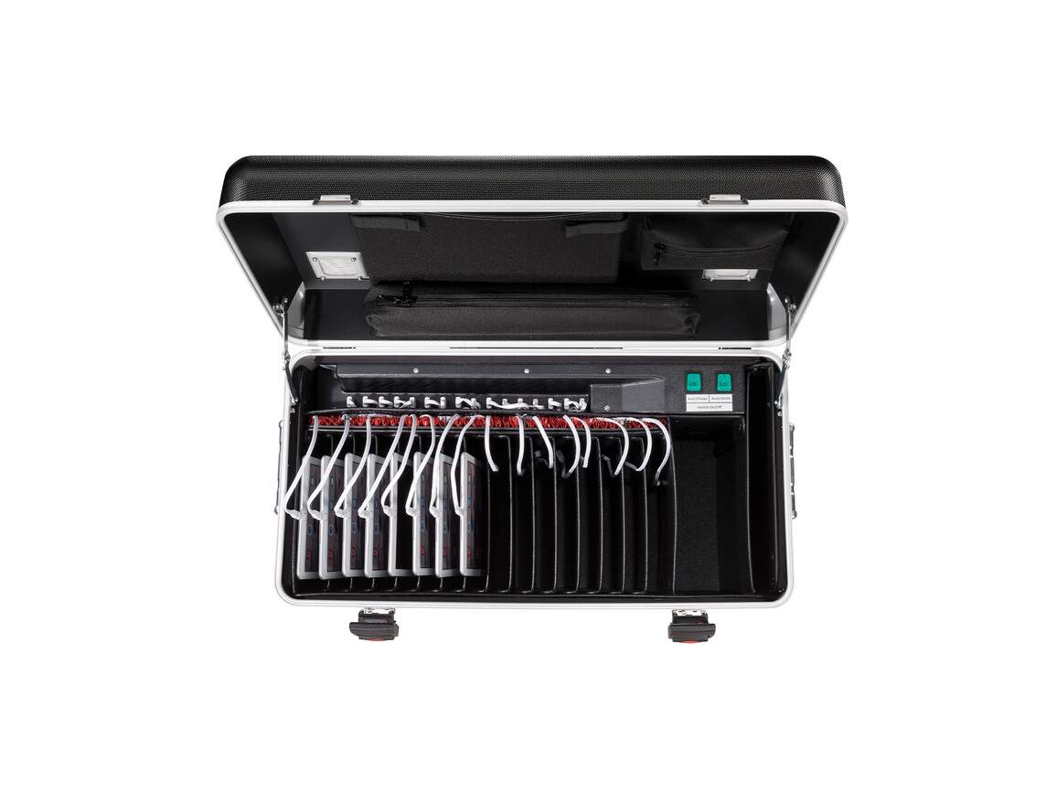 PARAT Case i16 für 16 iPad inkl. LED USB-Lightning Kabel, schwarz