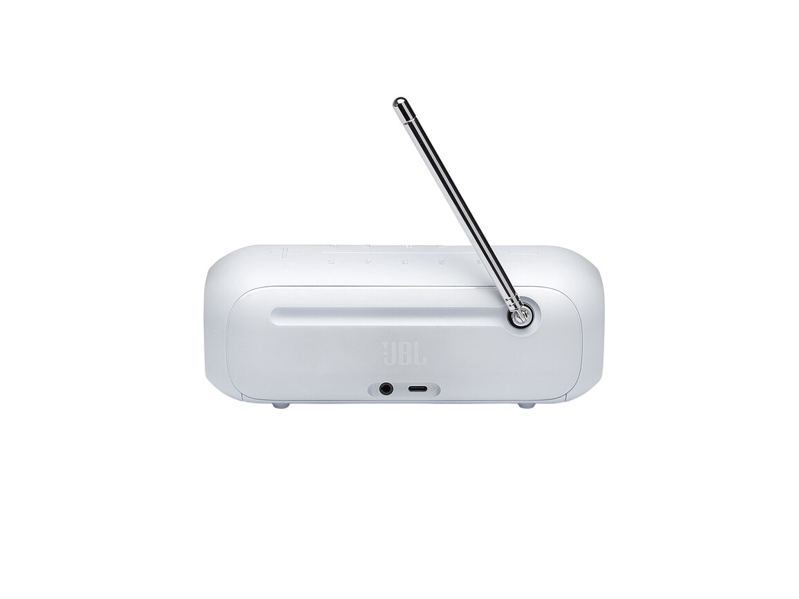 JBL Tuner2, Bluetooth-Lautsprecher mit Radio, weiß &gt;