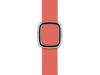 Apple Watch 38/40/41 mm Modernes Lederarmband, zitruspink, mittel