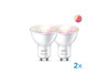WiZ Full Color Smarte LED-Lampe 50W GU10 Doppelpack 922-65 RGB 2PF/6