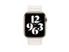 Apple Watch 42/44/45 mm Lederarmband mit Endstück, kreide, klein