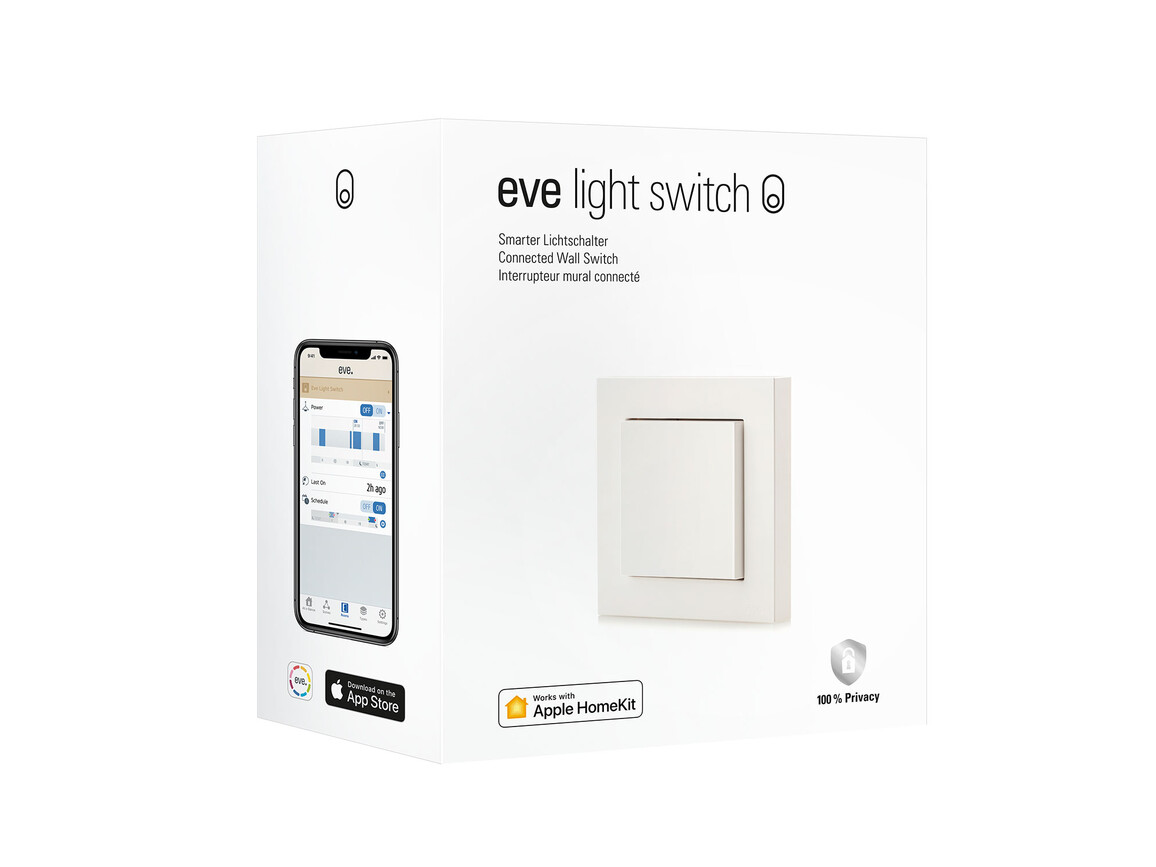 Eve Light Switch, smarter Lichtschalter Eve Light Switch, smarter Lichtschalter