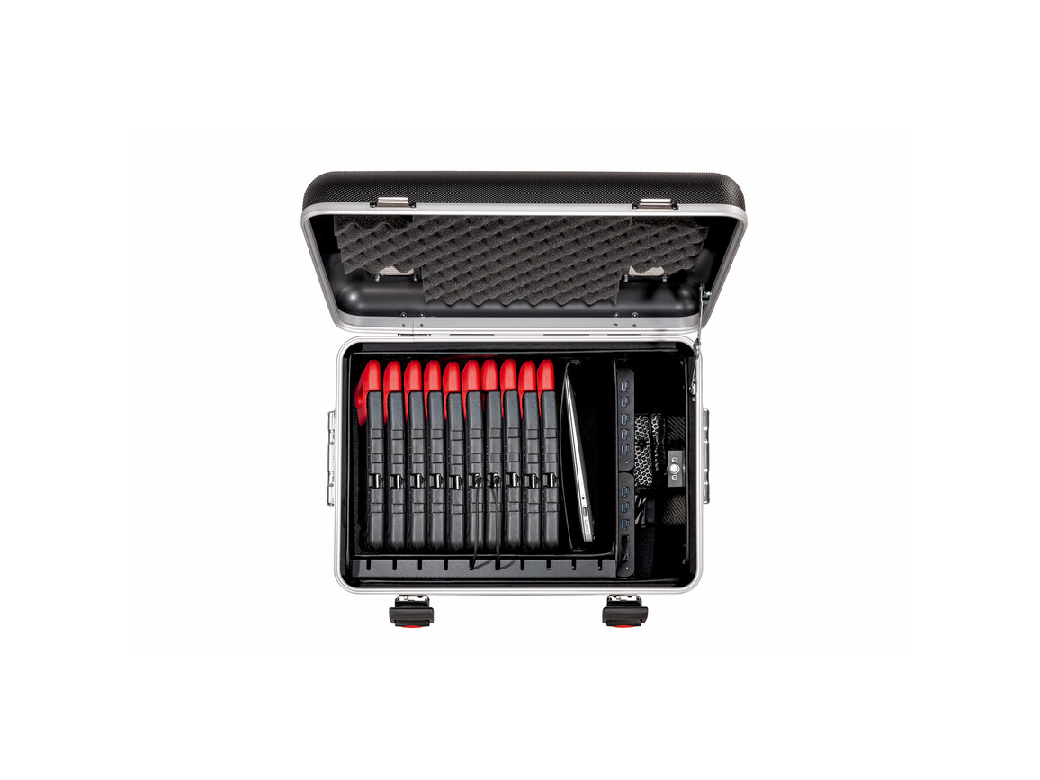 PARAT Case TC10 EDUCOVER®+/KidsCover, TwinCharge, ohne Kabel (ohne iPad Case), schwarz