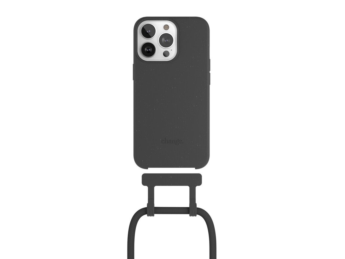 Woodcessories Change Case für iPhone 13 Pro, schwarz>