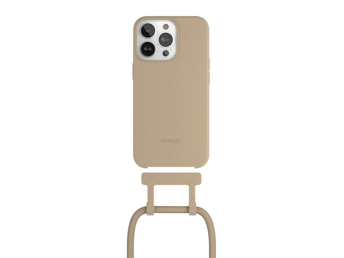 Woodcessories Change Case für iPhone 13 Pro Max, taupe&gt;