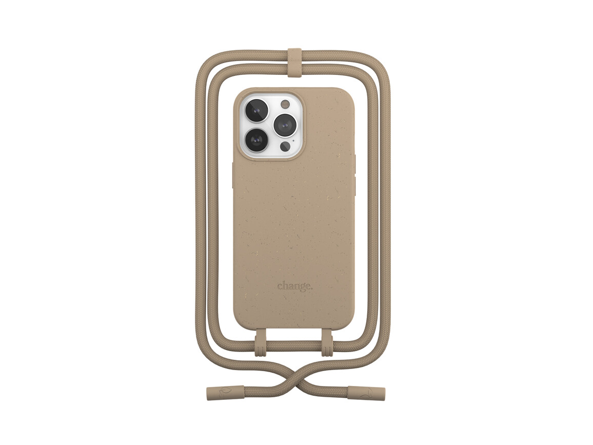 Woodcessories Change Case für iPhone 13 Pro Max, taupe&gt;
