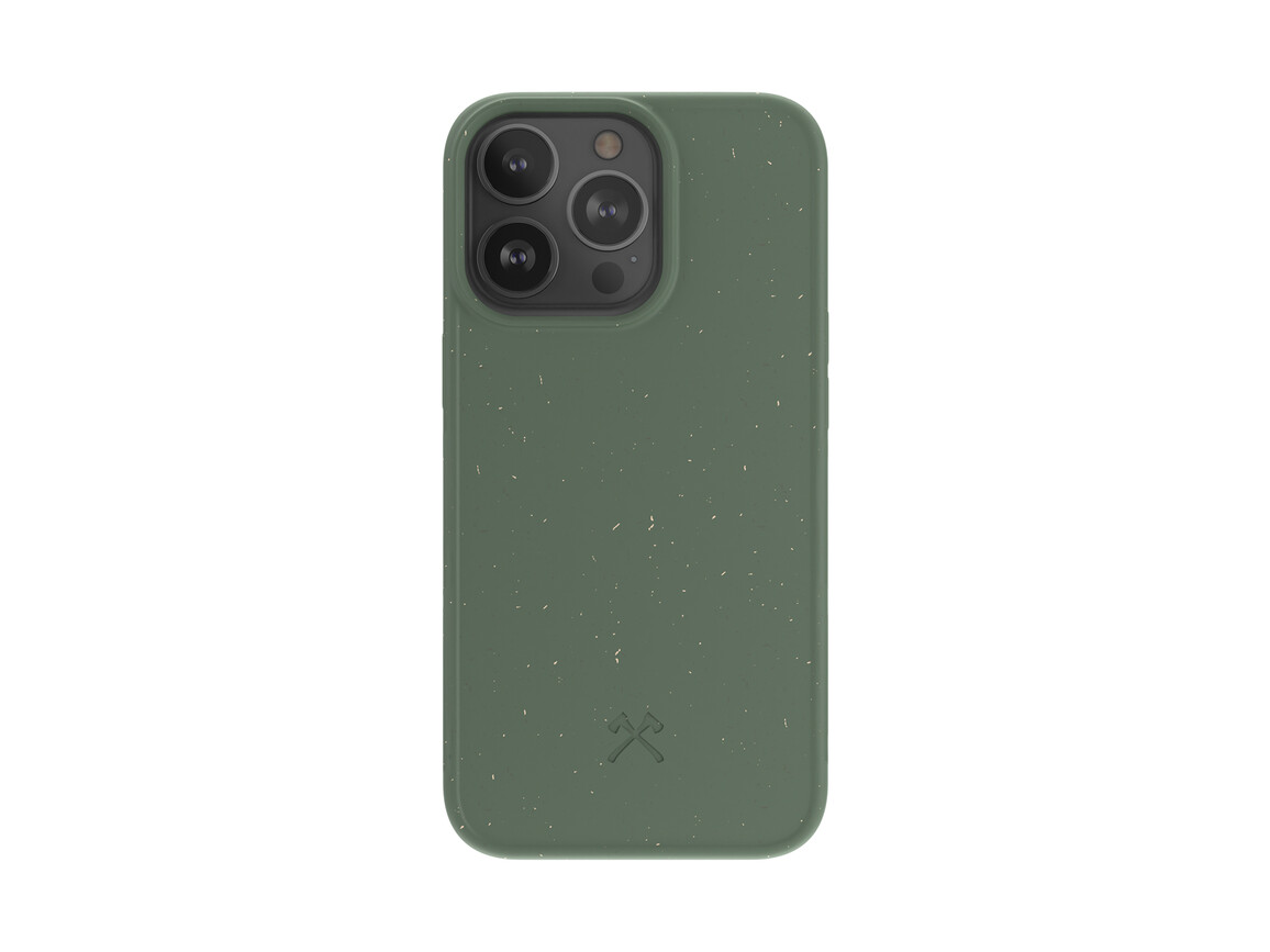 Woodcessories Bio Case antimikrobiell für iPhone 13 Pro, grün>