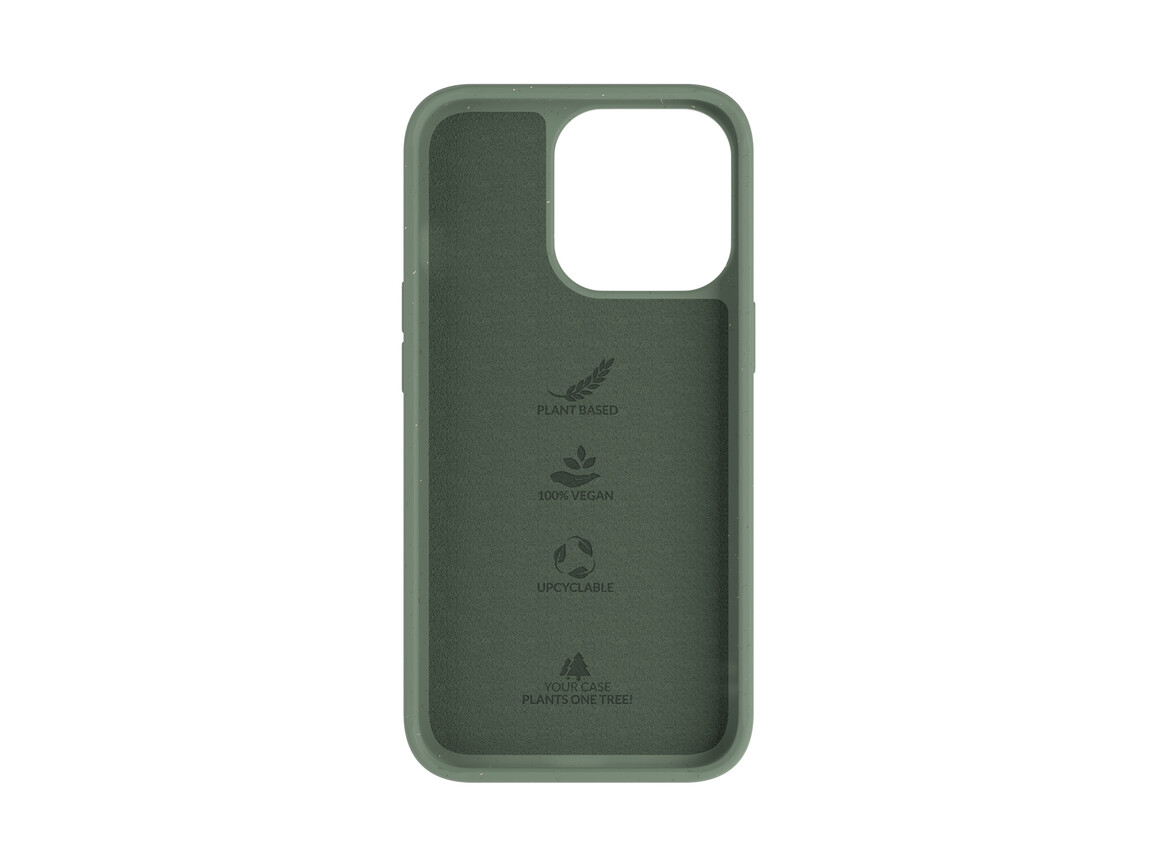 Woodcessories Bio Case antimikrobiell für iPhone 13 Pro, grün>