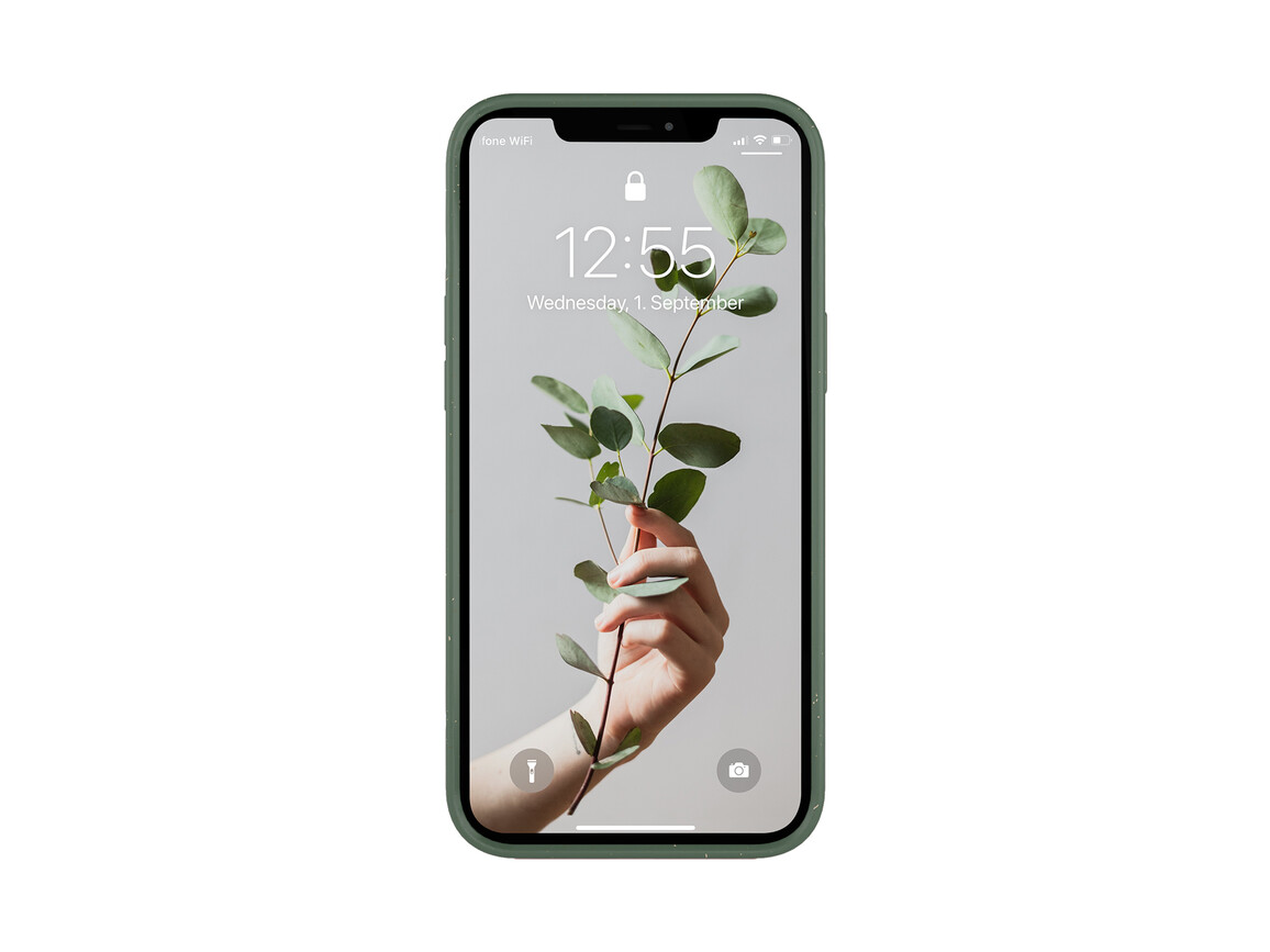 Woodcessories Bio Case antimikrobiell für iPhone 13 Pro, grün>