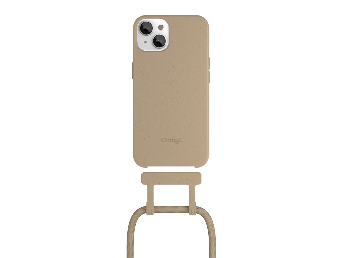 Woodcessories Change Case für iPhone 13 mini, taupe>