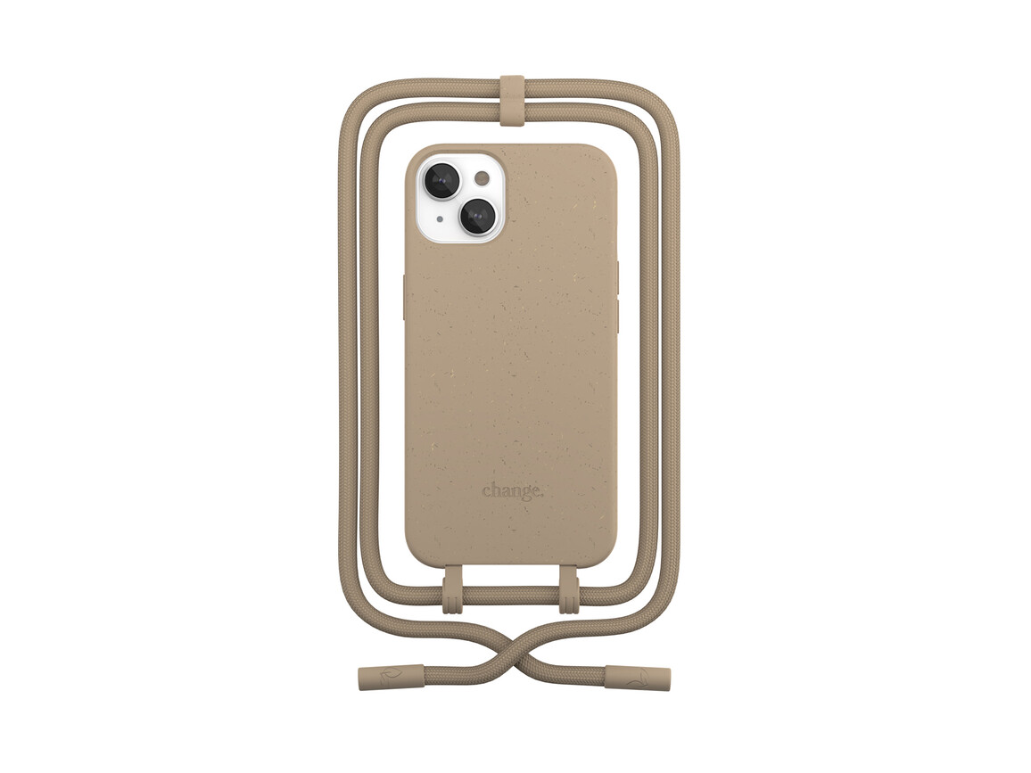 Woodcessories Change Case für iPhone 13 mini, taupe>