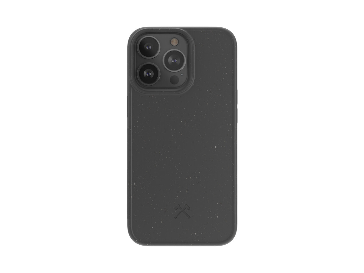 Woodcessories Bio Case antimikrobiell für iPhone 13 Pro, schwarz>