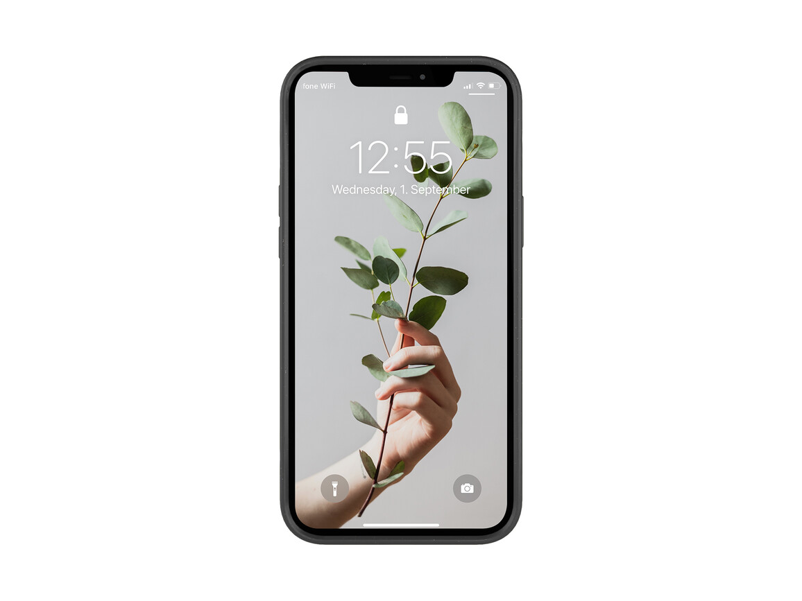 Woodcessories Bio Case antimikrobiell für iPhone 13 Pro, schwarz&gt;