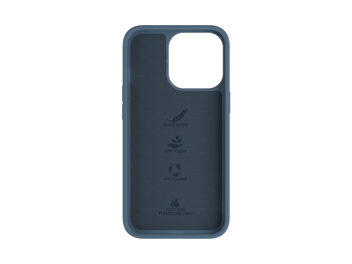 Woodcessories Bio Case antimikrobiell für iPhone 13 Pro, blau>