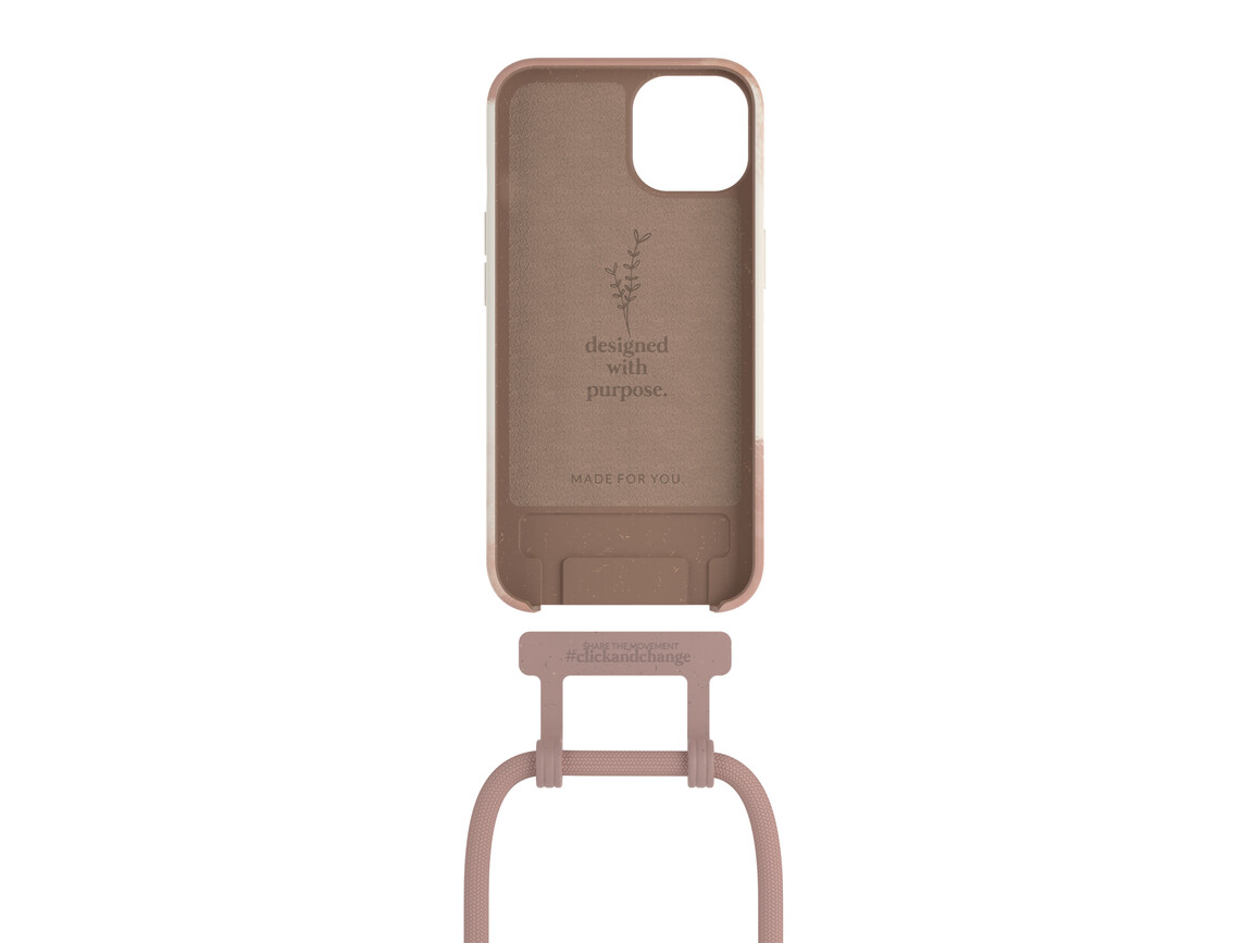 Woodcessories Change Case Batik für iPhone 13 mini, ziegel rot>