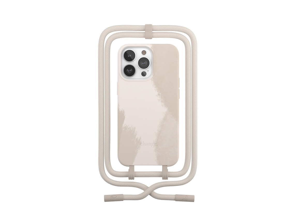 Woodcessories Change Case Batik für iPhone 13 Pro Max, creme weiß&gt;