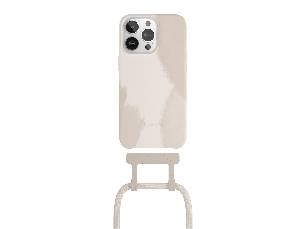 Woodcessories Change Case Batik für iPhone 13 Pro, creme weiß>