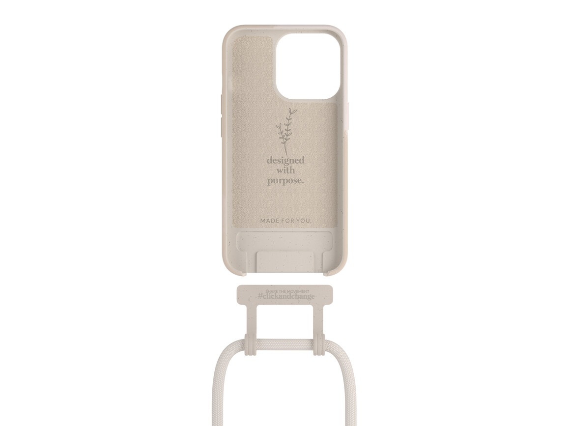 Woodcessories Change Case Batik für iPhone 13 Pro, creme weiß>