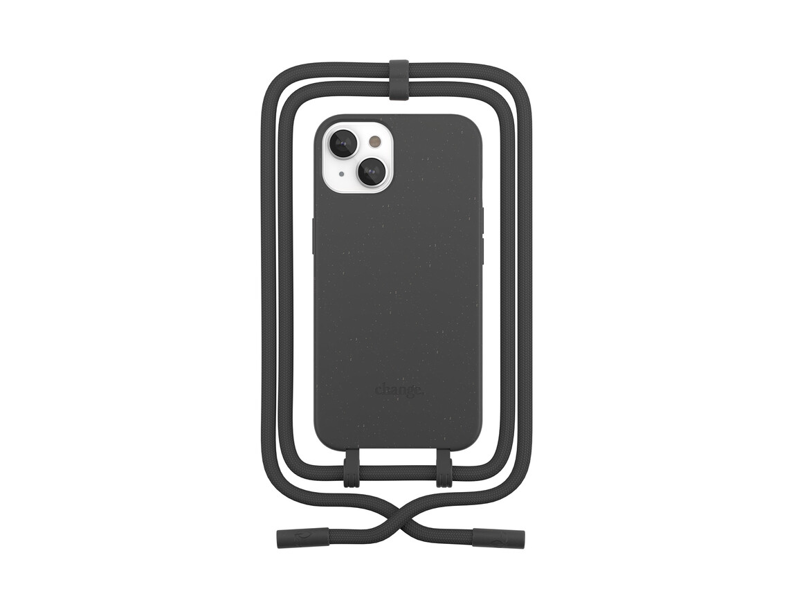 Woodcessories Change Case für iPhone 13 mini, schwarz&gt;