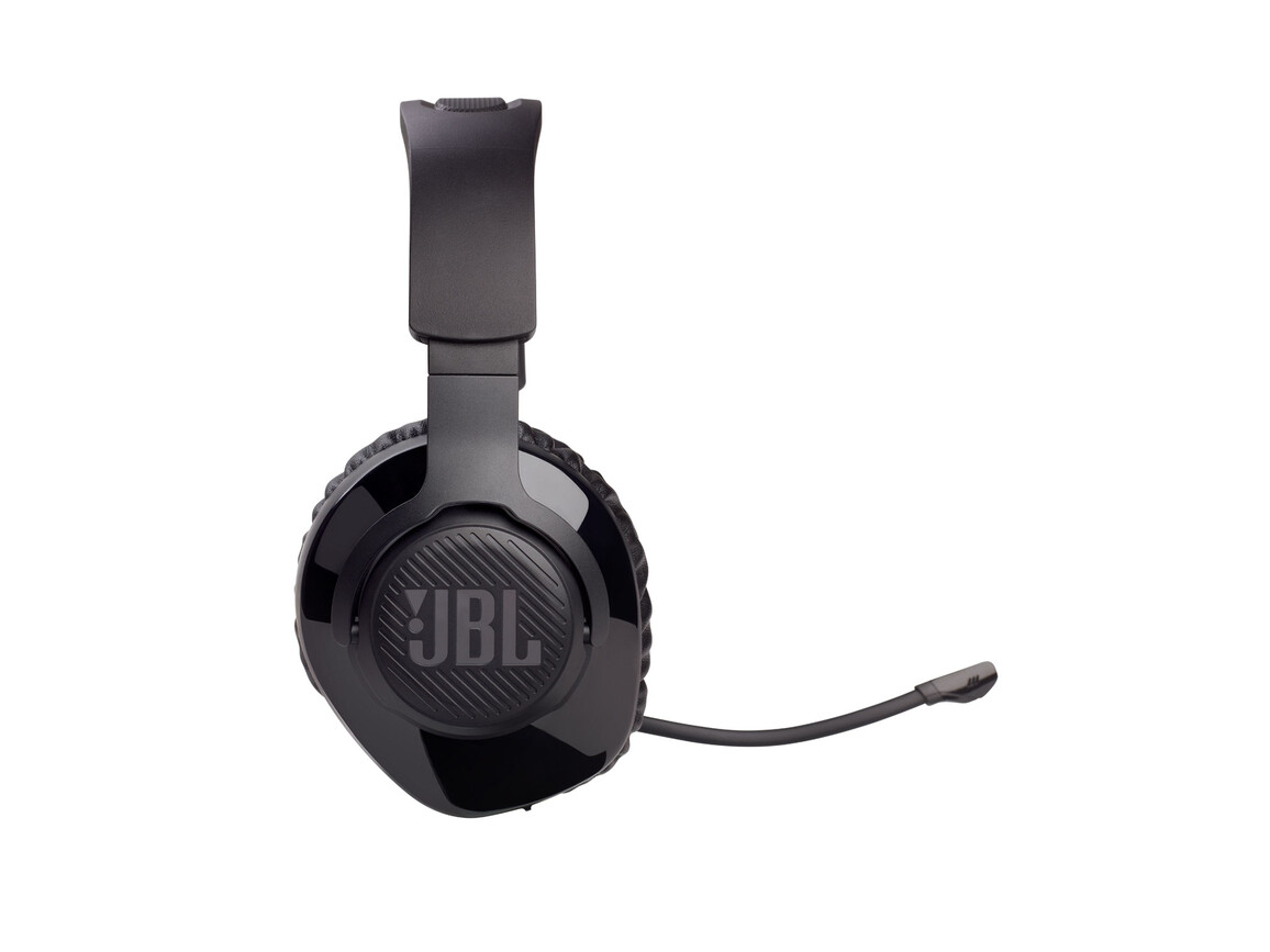 JBL Quantum 350, Kabelloses Over-Ear-Gaming-Headset, schwarz