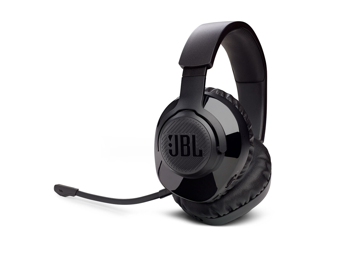 JBL Quantum 350, Kabelloses Over-Ear-Gaming-Headset, schwarz