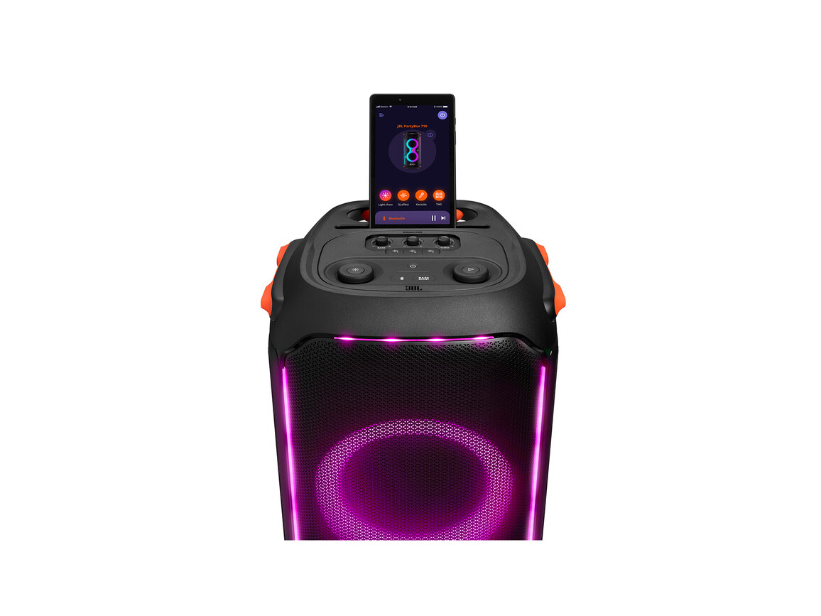 JBL Partybox 710, Bluetooth-Partylautsprecher mit Lichteffekt, schwarz