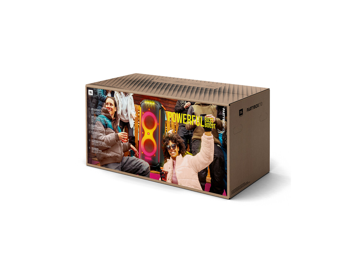 JBL Partybox 710, Bluetooth-Partylautsprecher mit Lichteffekt, schwarz