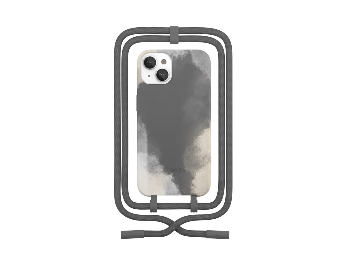 Woodcessories Change Case Batik für iPhone 13 mini, grau&gt;