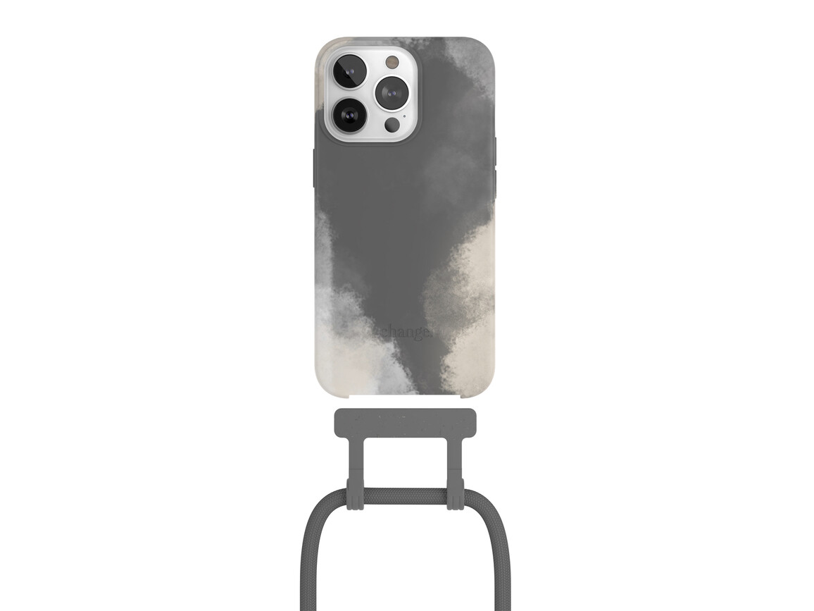 Woodcessories Change Case Batik für iPhone 13 Pro Max, grau>