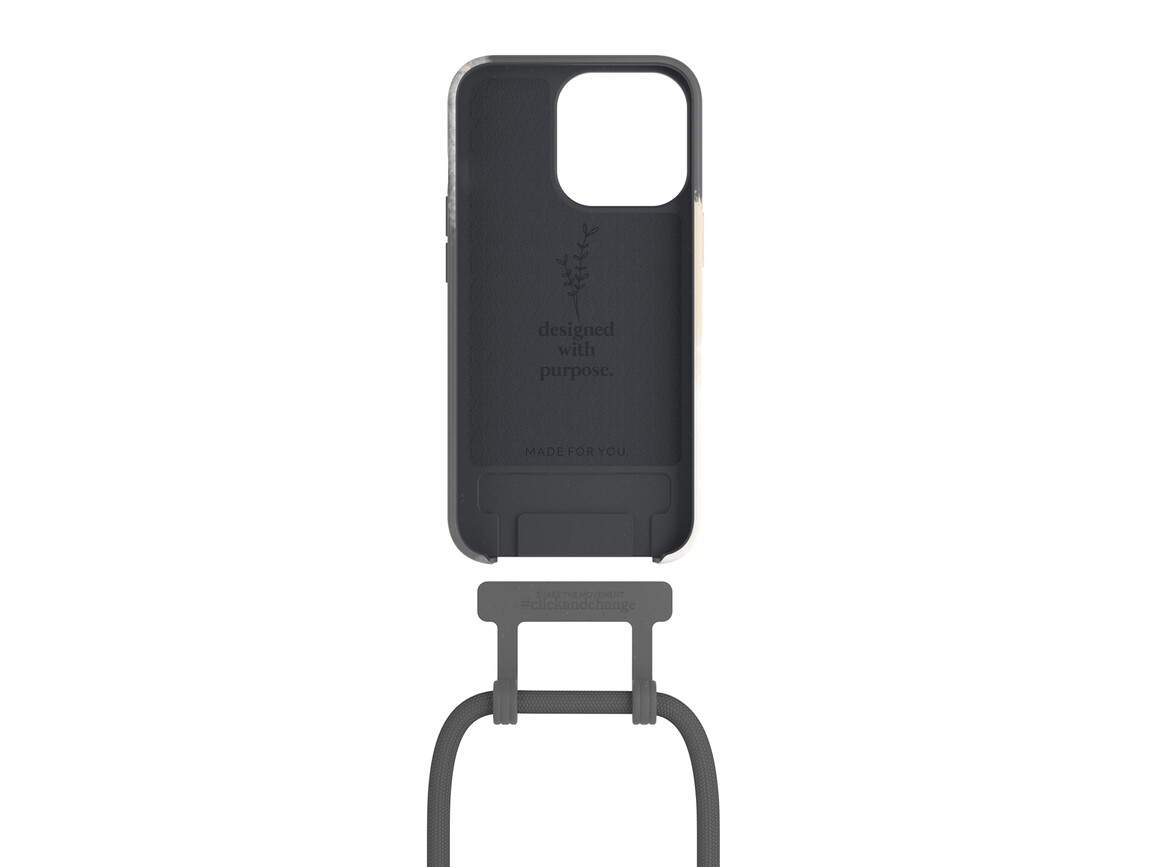 Woodcessories Change Case Batik für iPhone 13 Pro Max, grau>