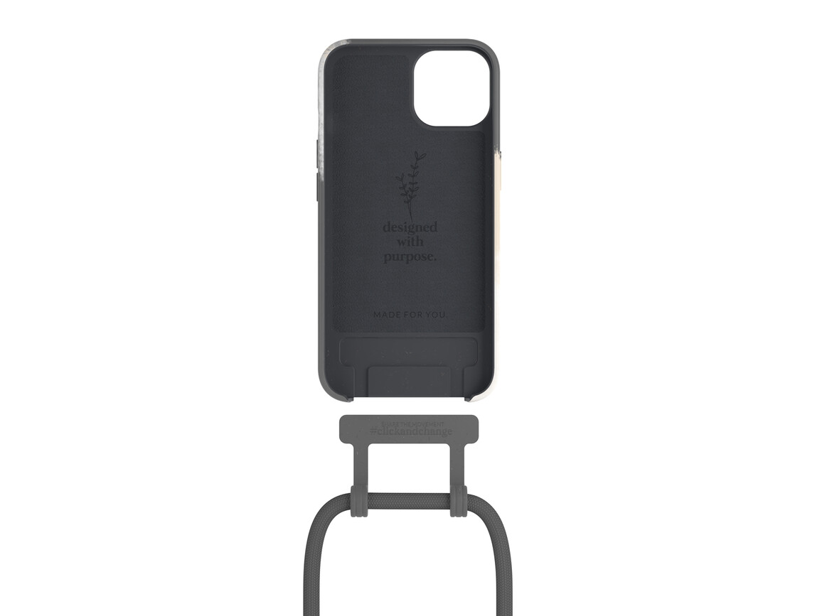 Woodcessories Change Case Batik für iPhone 13, grau>