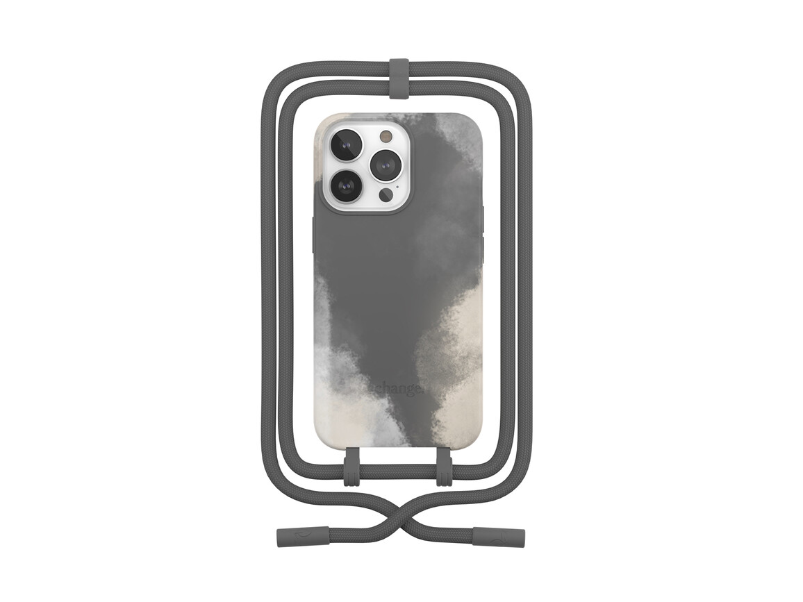 Woodcessories Change Case Batik für iPhone 13 Pro, grau>