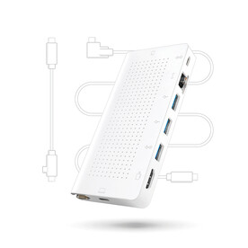 Twelve South StayGo USB-C Hub, weiss