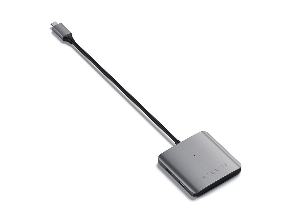 Satechi Aluminium 4-Port USB-C Hub, space grau