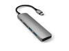 Satechi Type-C USB Passthrough HDMI Hub V2, space grau