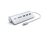Satechi Type-C Aluminium USB Hub &amp; Card Reader, silber