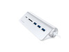 Satechi Type-C Aluminium USB Hub &amp; Card Reader, silber