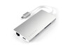 Satechi Type-C Multi-Port 4K, Ethernet Hub V2, silber