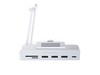 Satechi USB-C Clamp Hub für iMac 24", silber > Satechi USB-C Clamp Hub für iMac 24", silber >