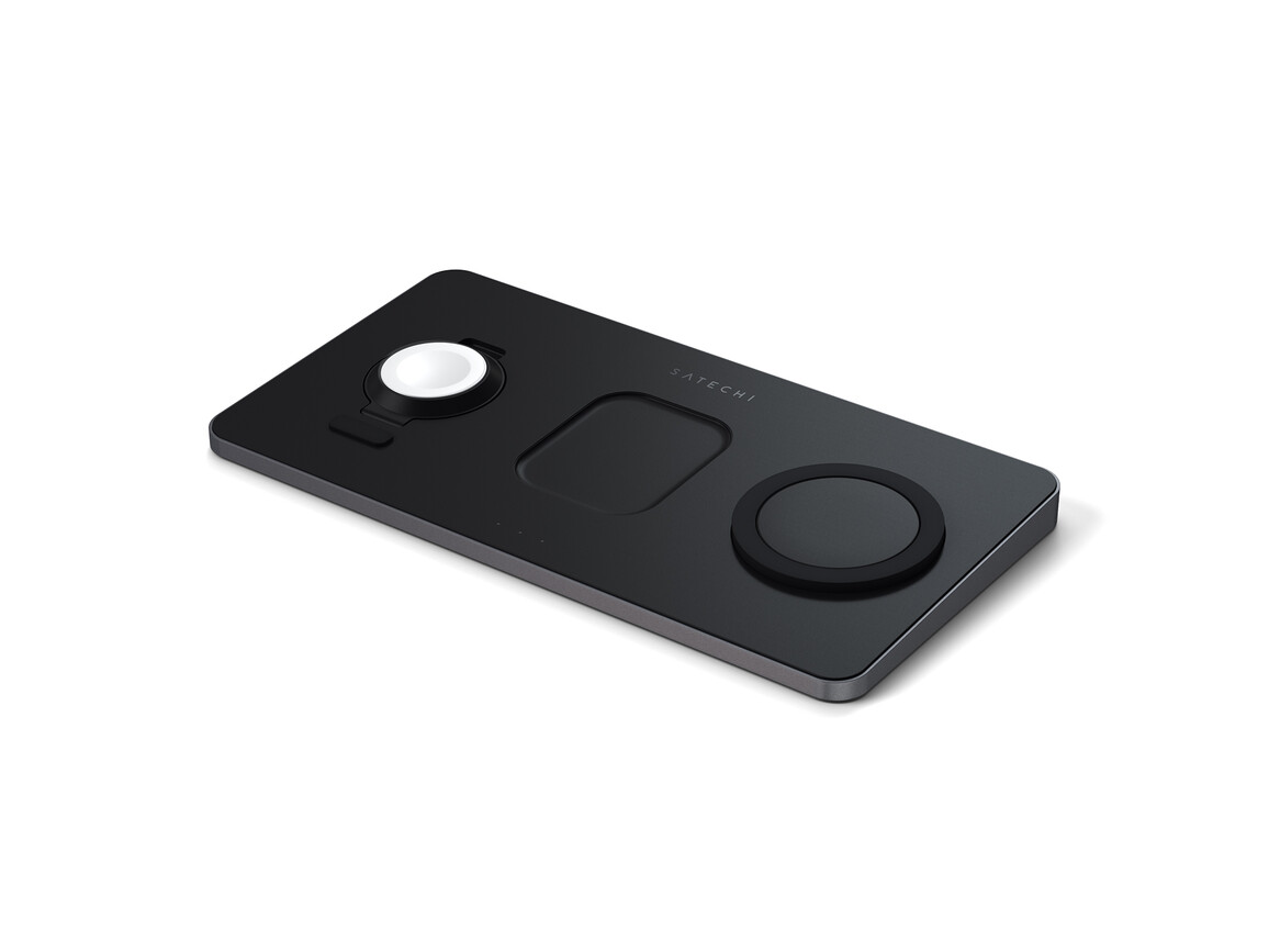 Satechi Trio Wireless Charging Pad, schwarz Satechi Trio Wireless Charging Pad, schwarz