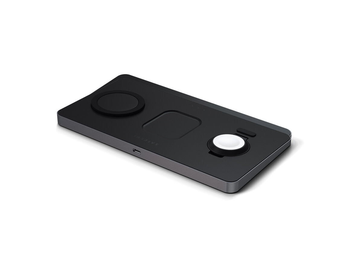 Satechi Trio Wireless Charging Pad, schwarz Satechi Trio Wireless Charging Pad, schwarz