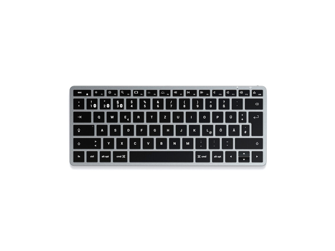 Satechi Slim X1 Bluetooth Keyboard, dt., space grau