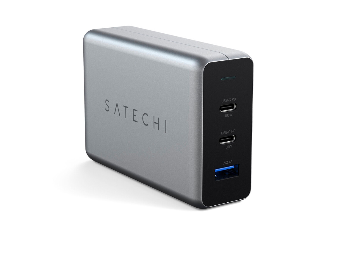 Satechi USB-C PD GaN 100W Compact Charger, space grau Satechi USB-C PD GaN 100W Compact Charger, space grau