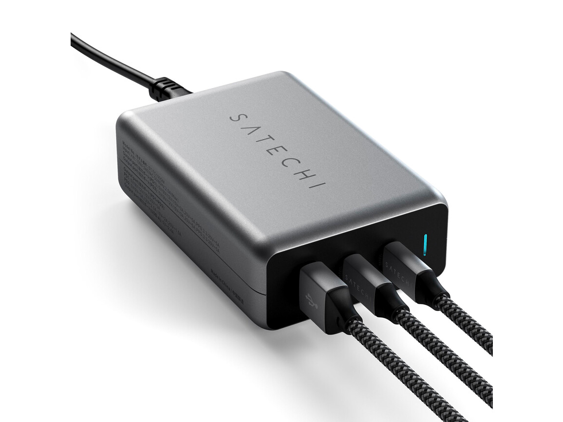 Satechi USB-C PD GaN 100W Compact Charger, space grau Satechi USB-C PD GaN 100W Compact Charger, space grau