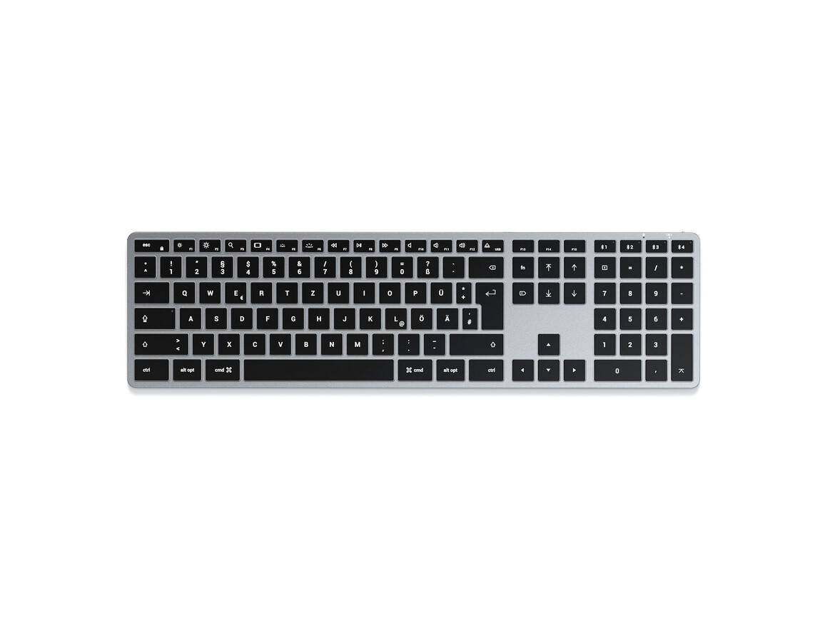 Satechi Slim X3 Bluetooth Keyboard, dt., space grau Satechi Slim X3 Bluetooth Keyboard, dt., space grau
