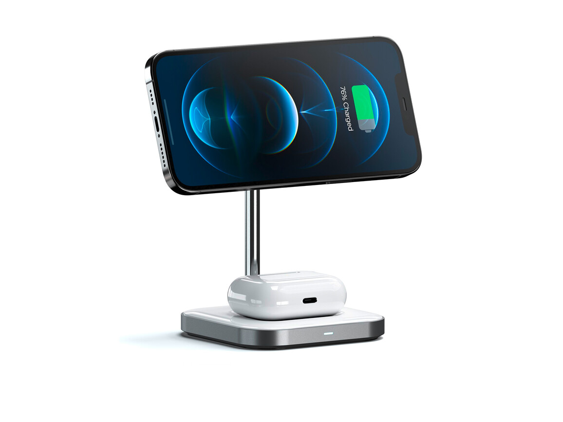 Satechi Magnetic 2-in-1 Wireless Charging Stand Satechi Magnetic 2-in-1 Wireless Charging Stand