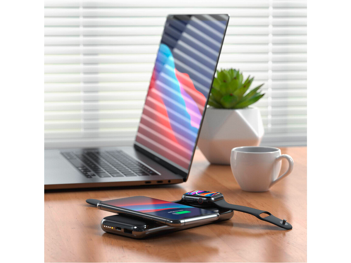 Satechi Quatro Wireless Power Bank 10000 mAh, schwarz Satechi Quatro Wireless Power Bank 10000 mAh, schwarz