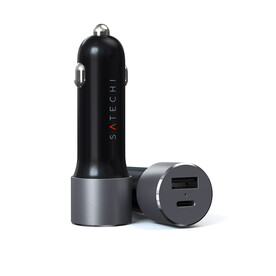 Satechi Type-C PD Car 72W Charger, space grau
