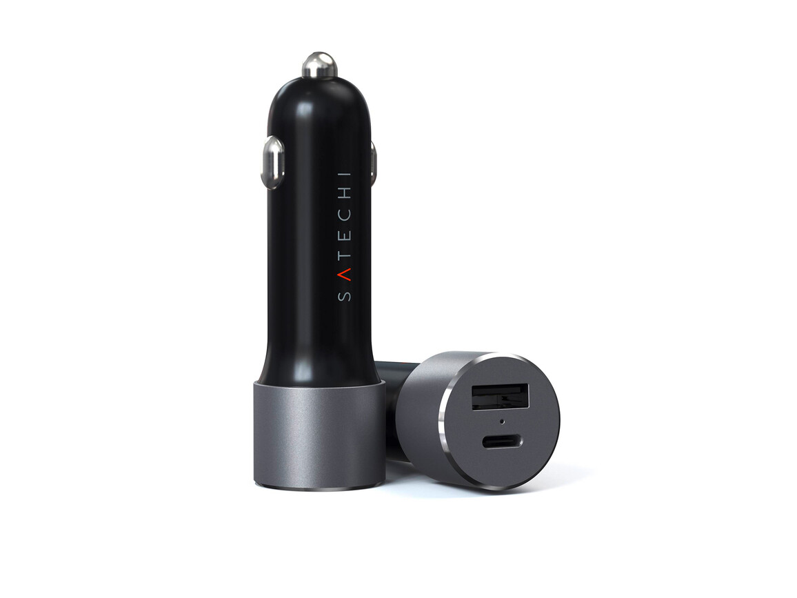 Satechi Type-C PD Car 72W Charger, space grau